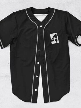 ISOxo Knock2 4EVR EDM Bass House Rave Baseball Jersey Button Up Shirt